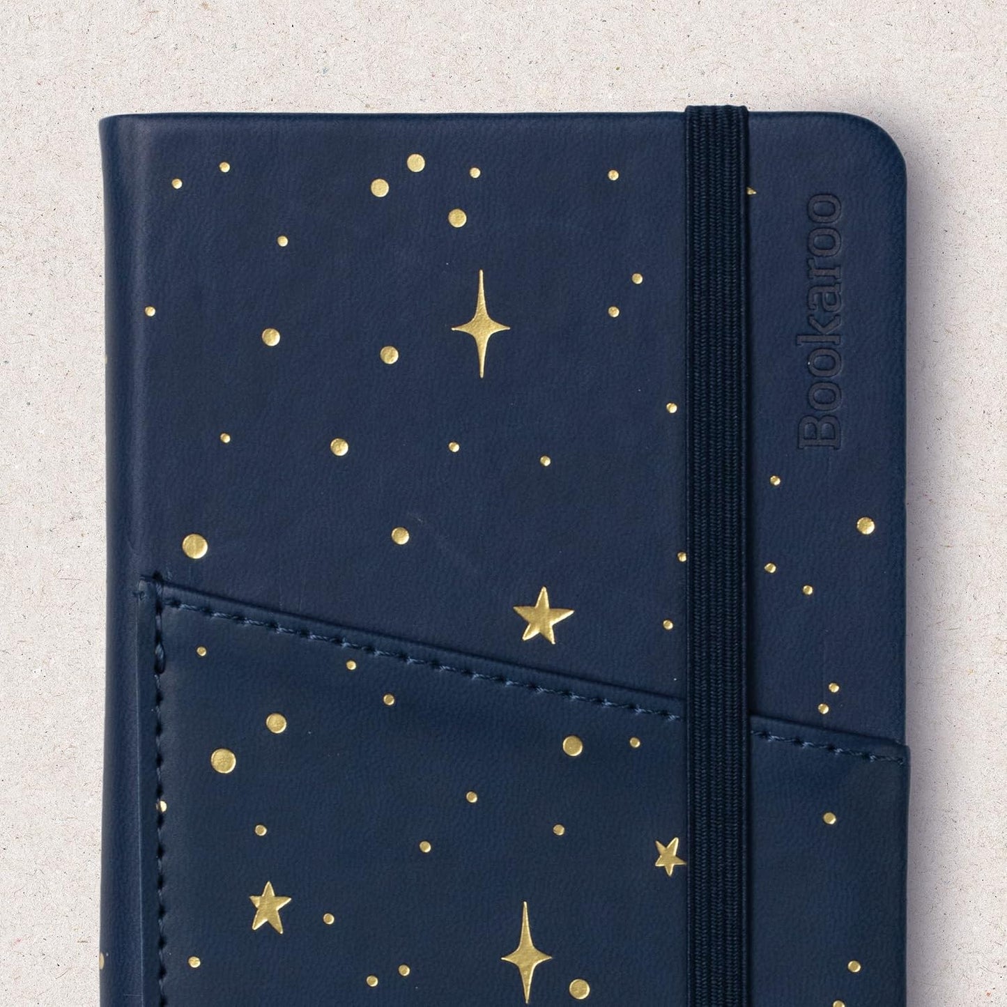 IF Compact Book Light - Moon & Stars, Dark Blue/Gold