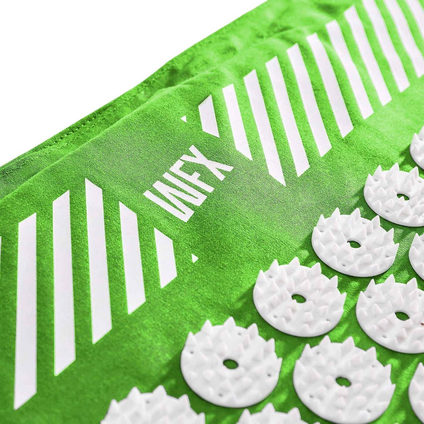 Acupressure Mat and Pillow Set - Relieves Stress, Back, Neck, and Sciatic Pain - Comes with a Vinyl Carry Bag for Storage and Travel - Green