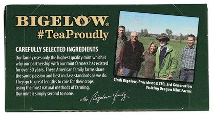 Bigelow Tea Green Tea with Mint, 20 ct