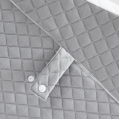 Premium Bed Wedge Pillow - Ergonomic Support for Sleeping, Post-Surgery, Acid Reflux Relief, and More - CertiPUR-US Certified Memory Foam - Removable Cover Included, Triangle, 24" x 22" x 7.5"