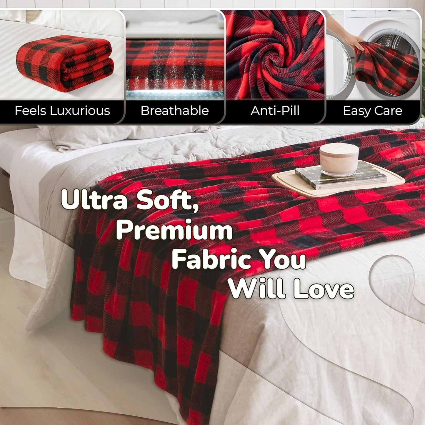Super Blanky Wearable Blankets for Women & Men, Graduation Day Gift for Her, Cozy Gifts for Women, Wife Birthday Gifts Ideas