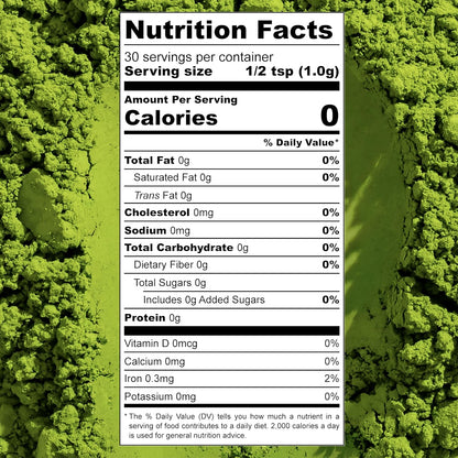 Tenzo Matcha Green Tea Powder - Matcha Powder USDA Organic Premium Grade - Kosher - Authentic Japanese Matcha Tea - Original Matcha Latte Powder - BetterBoost (1.06 Ounce)