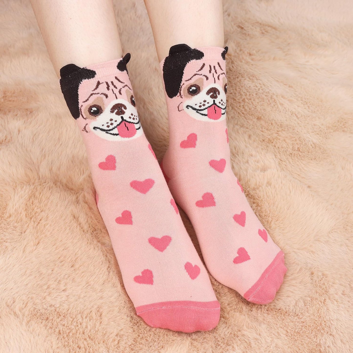 Jeasona Cute Cat Gifts for Women Animal Cat Socks Wife Mom Girlfriend Daughter