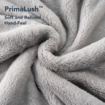 Berkshire Blanket Primalush™ Wearable Blanket, Cozy Loungewear Pocketed Plush Cape Wrap for Adults & Teens(Purple, One Size 58"X64")