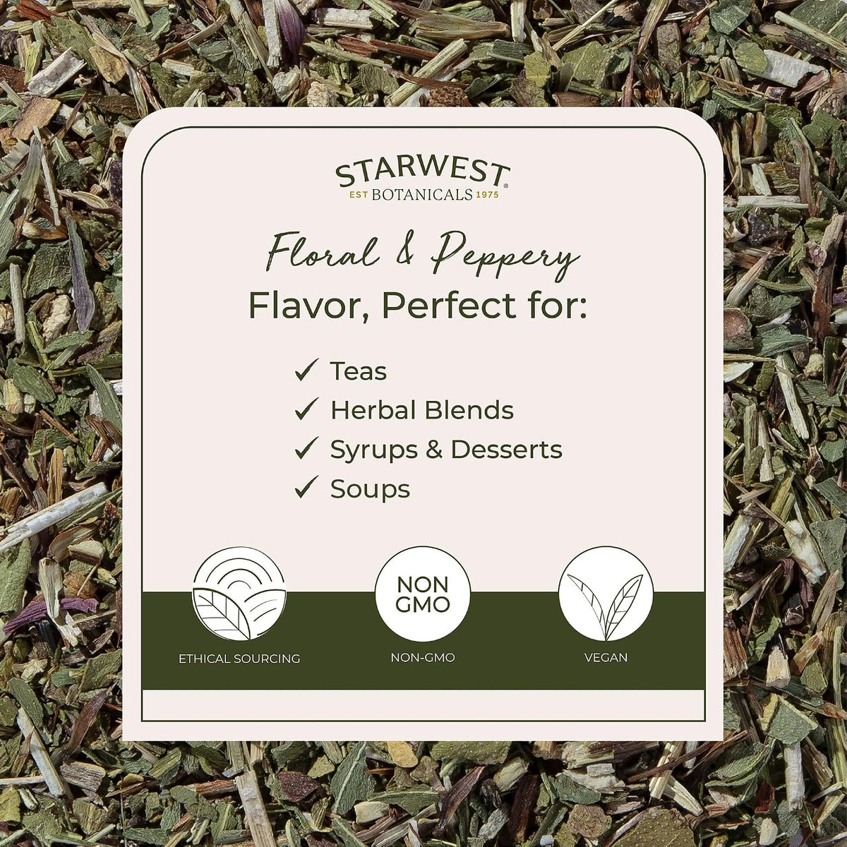 Starwest Botanicals Dried Echinacea Angustifolia Organic - 4 oz Pouch