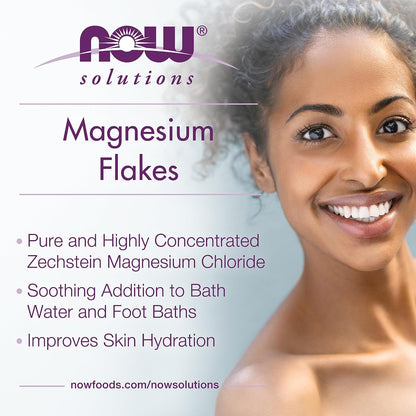 Now Solutions, Magnesium Flakes, from the Ancient Seabed, 26.5 oz