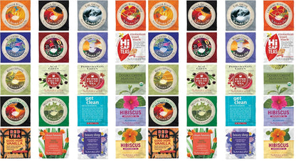 The Republic of Tea – Premium Assortment of Teas & Herbs, 40 Individually Wrapped Tea Bags
