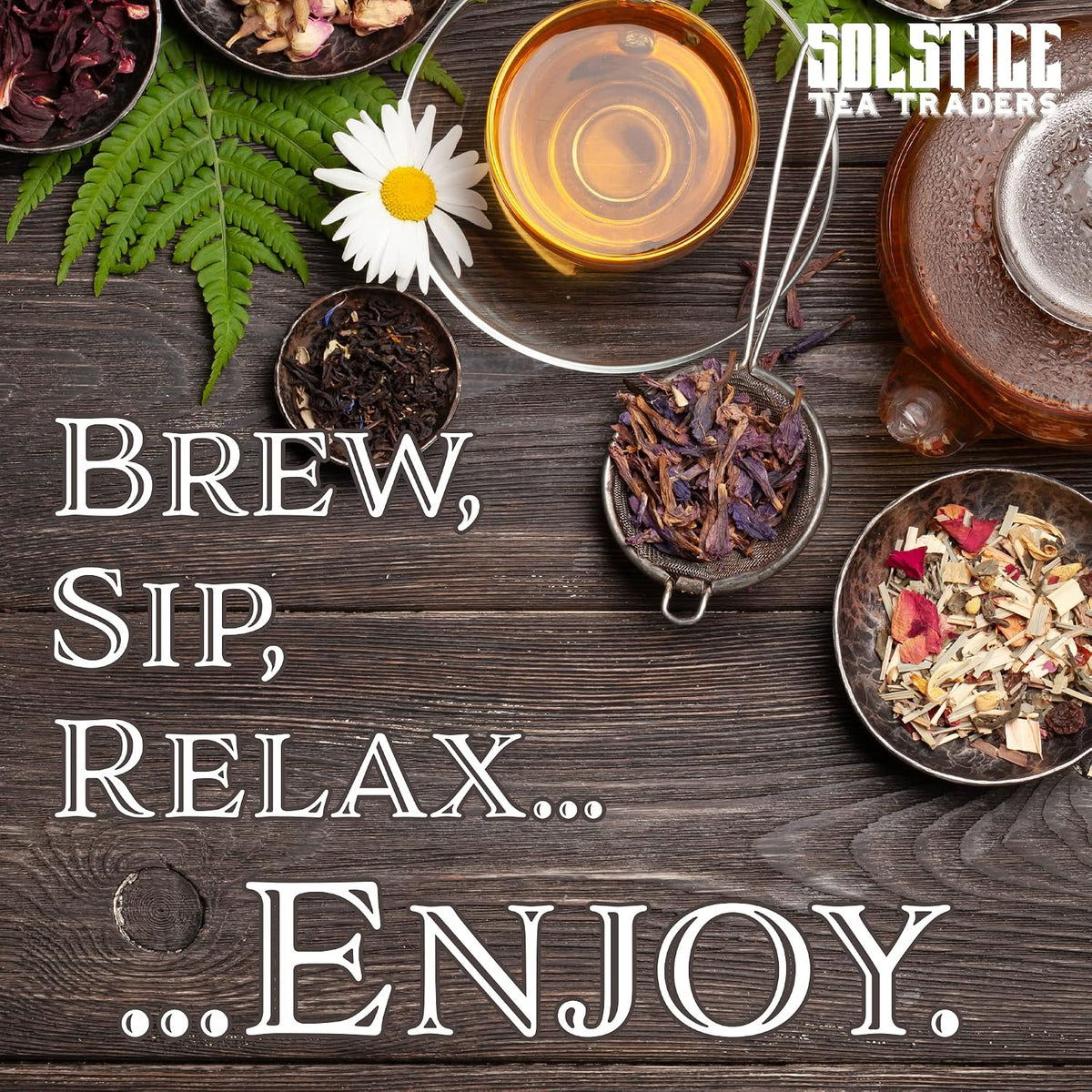 Loose Leaf Tea Sampler Create Your Own Tea Blend Starter Kit w/Sencha, Rooibos, China Black, & Ginger, Lavender, Rose, Lemongrass, Hibiscus Spices