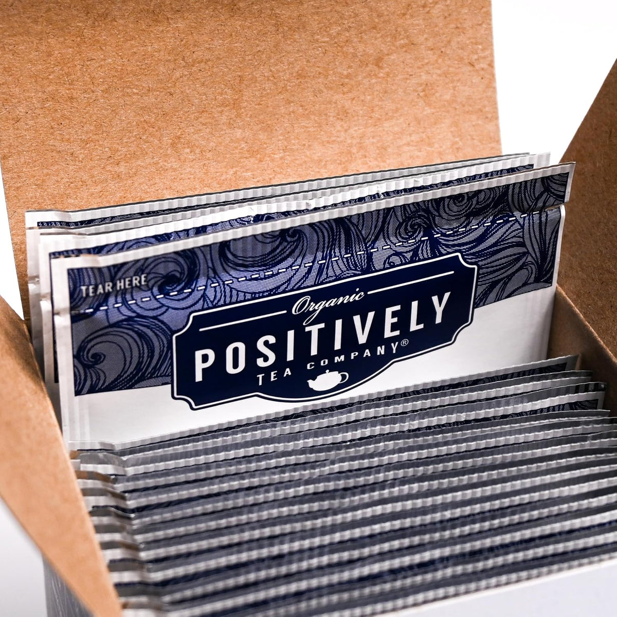 Positively Tea, Organic Spearmint Leaf Herbal Tea Bags, 20 Count