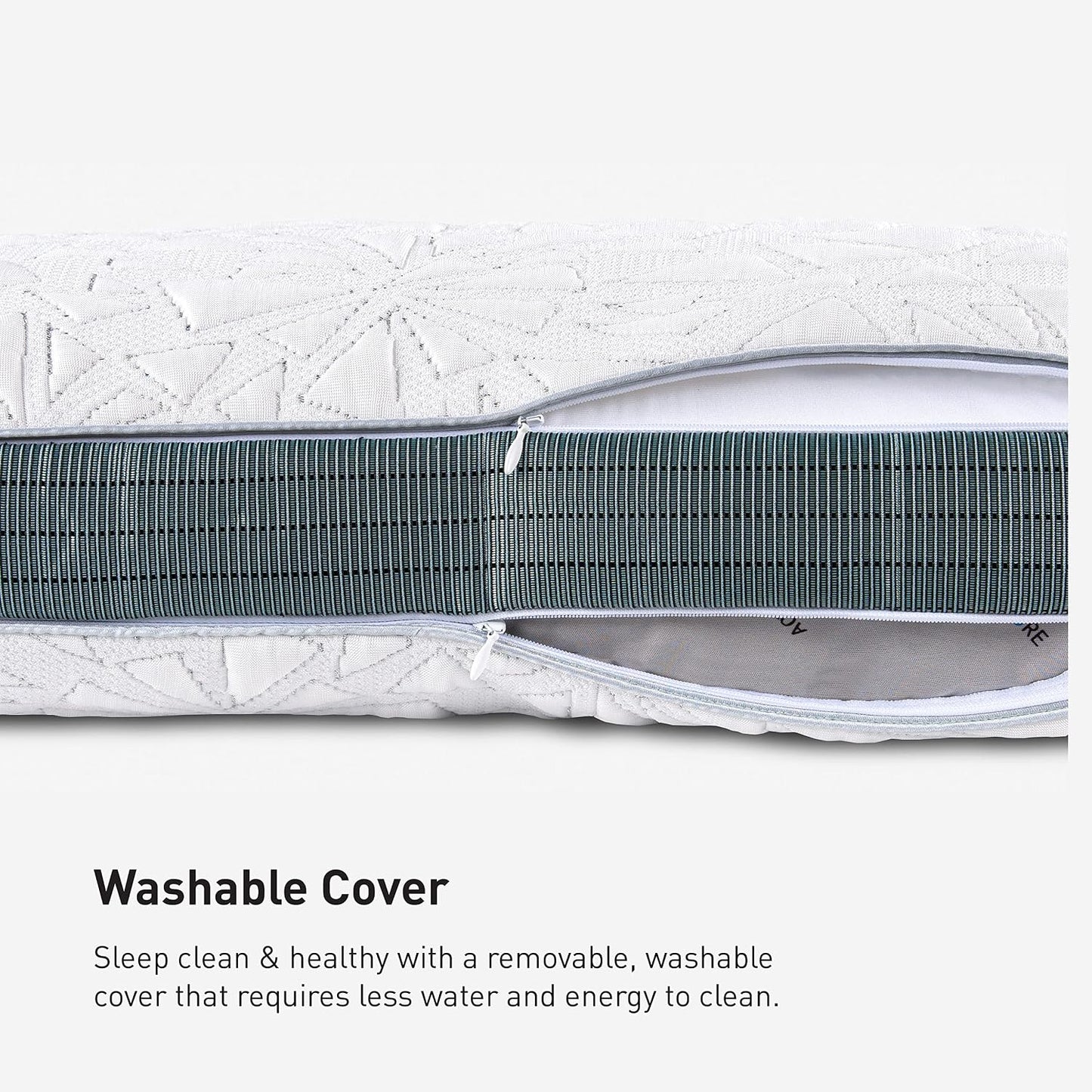 Bedgear Storm Performance Pillow, 1.0 Cooling Pillow for Side Sleepers, Medium Firm Support, Ver-Tex Cooling Cover, Air-X Mesh, Washable