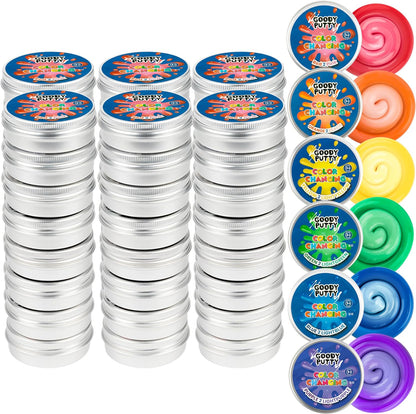 Color Changing Fidgety Toy for Kids Stress Relief and Therapy Great ADHD Fidget Putty Toy that Changes Colors
