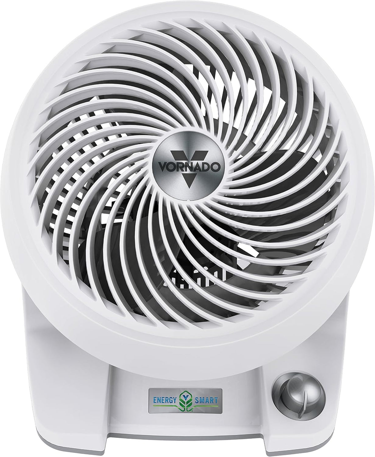 Vornado 133DC Energy Smart Compact Air Circulator with Variable Speed Control, DC Motor, Adjustable Tilt, Quiet Operation for Bedroom, Office, and Home Use, White