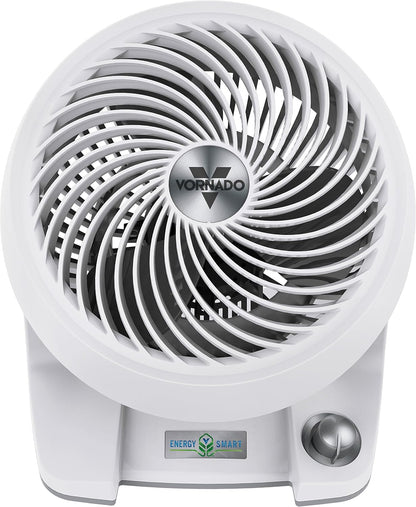 Vornado 133DC Energy Smart Compact Air Circulator with Variable Speed Control, DC Motor, Adjustable Tilt, Quiet Operation for Bedroom, Office, and Home Use, White