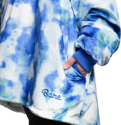 Bare Home Wearable Blanket Hoodie - Soft Plush Sherpa - Warm and Cozy - Oversized Wearable Blanket