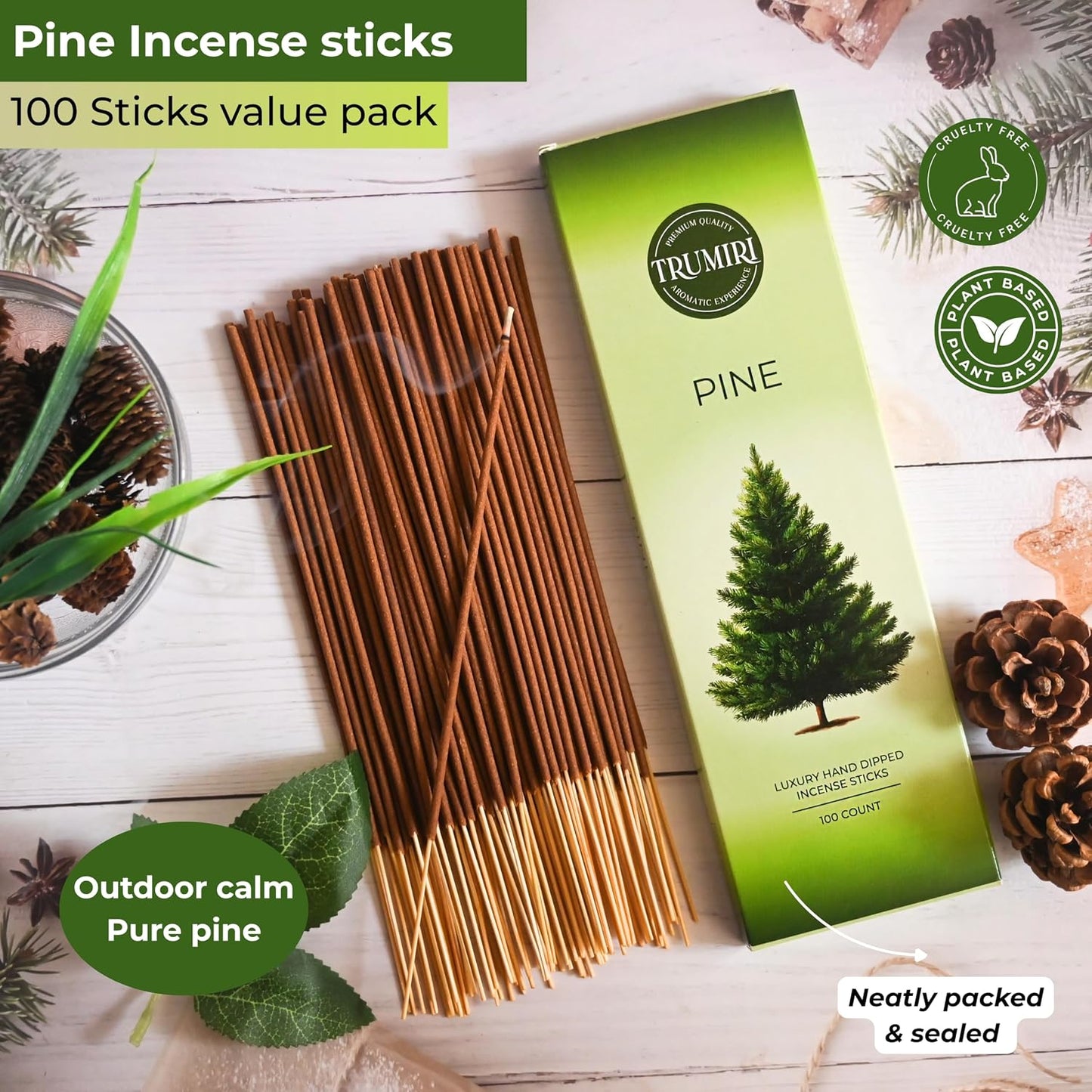 Hem Incense Sticks Variety Pack #23-120 Insence-Sticks (6 Incents x 20 Insense) + Incense Stick Holder with 6 Most Liked Scents Including Patchouli Dragons Blood White Sage Frankincense-Myrrh