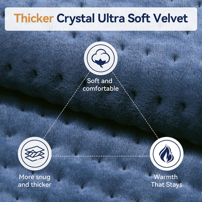 Extra Large Heating Pad for Back Pain Relief, 33"x17" Electric Heat Pad for Neck, Shoulders, Cramps, Menstrual Pain, 9 Heat Settings & 4 Auto-Off Timers, Soft Machine Wash Fabric, Gifts for Lover Gray