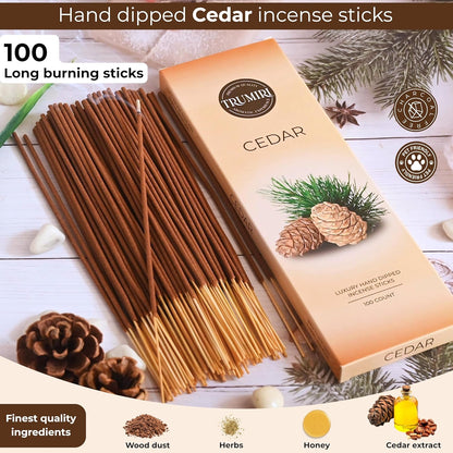 Hem Incense Sticks Variety Pack #23-120 Insence-Sticks (6 Incents x 20 Insense) + Incense Stick Holder with 6 Most Liked Scents Including Patchouli Dragons Blood White Sage Frankincense-Myrrh