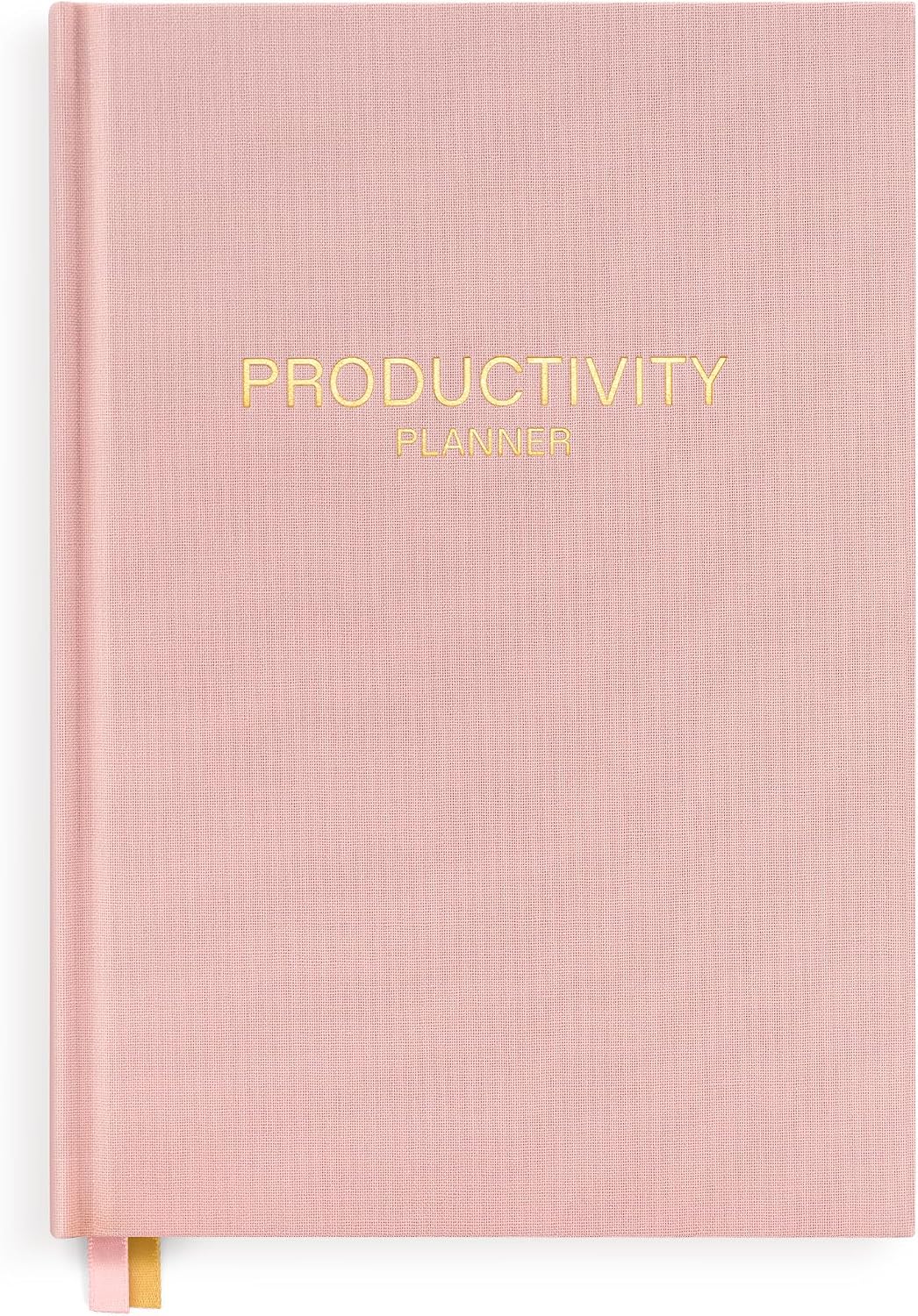 3-Month Productivity & Goal Planner 2026 - Undated Daily Monthly Weekly Planner for Women, Habit Tracker, Time Management & Mindfulness Journal, A5 To Do List Organizer