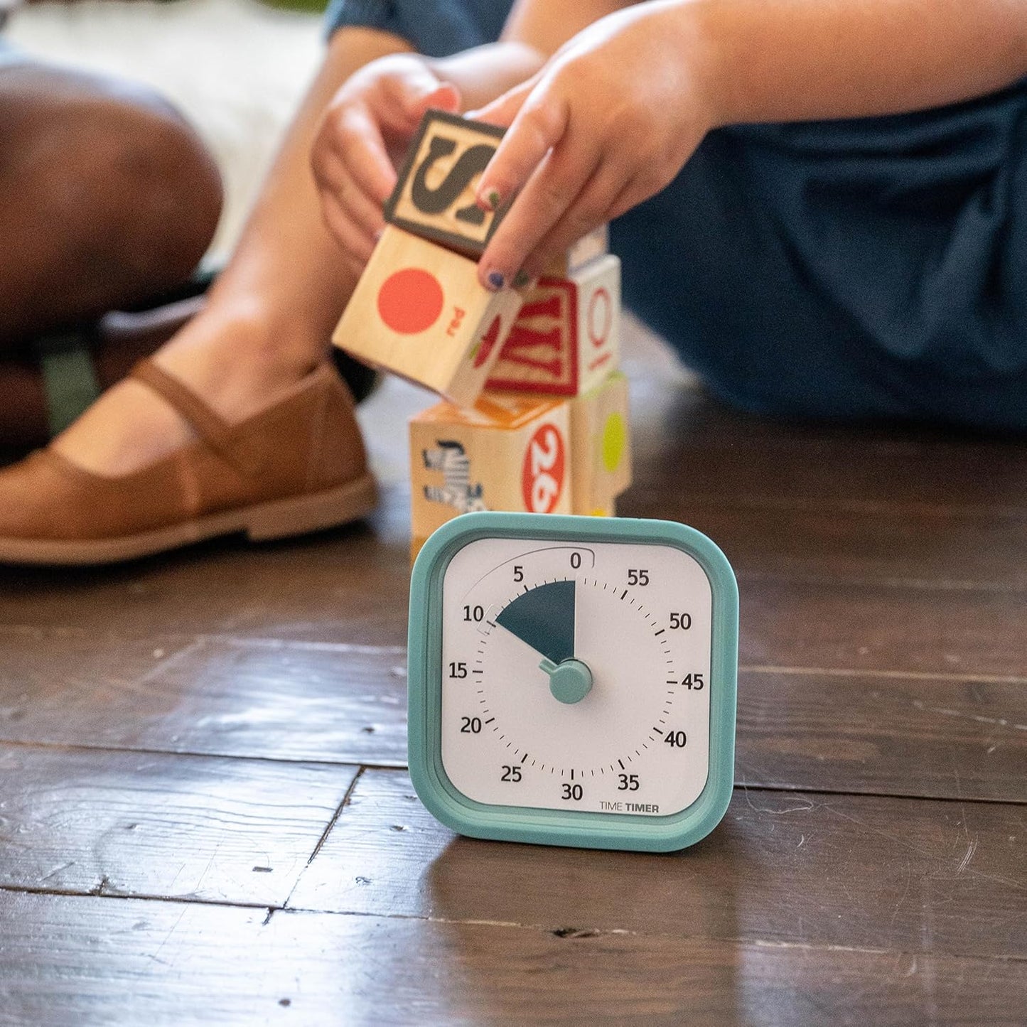Time Timer MOD 60-Minute Visual Timer, Home Edition, Silent Operation, Study Tool for Homeschool and Office Use (Pale Shale)