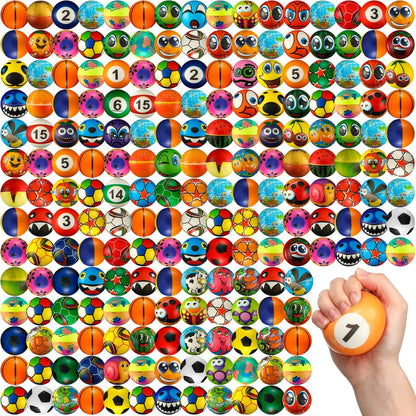 Shappy Mini Foam Balls Bulk 2.5 Inch for Party Favors, 204 Pcs, Stylish