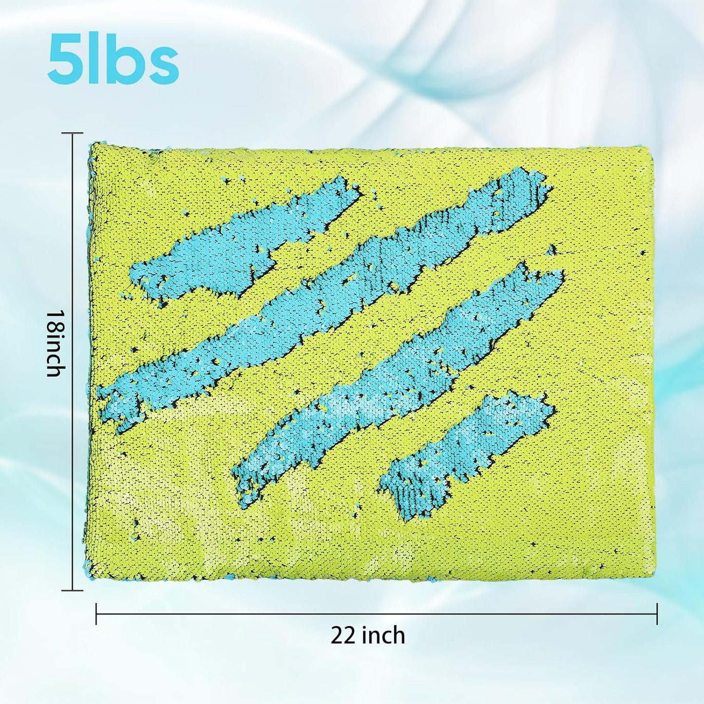 Weighted Lap Pad for Kids 5lbs Sensory Lap pad