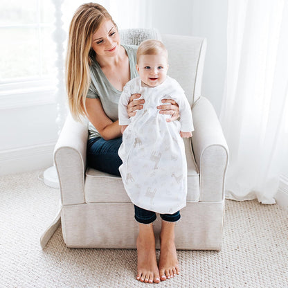 HALO SleepSack, 100% Cotton Wearable Blanket, Swaddle Transition Sleeping Bag, TOG 0.5, Ocean Life, Medium, 6-12 Months