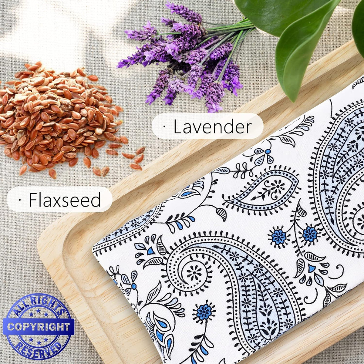 Hihealer Lavender Eye Pillow for Relaxation, Yoga, Sleep, Weighted Eye Mask