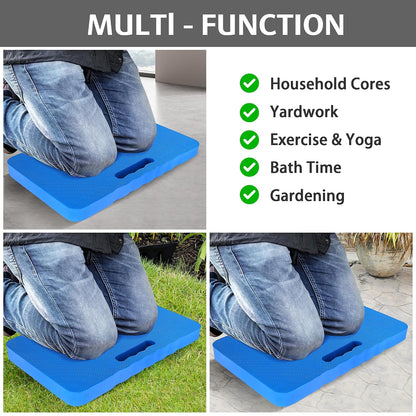 HOOPLE Extra Thick Kneeling Pad, Soft Foam Kneeling Cushion, Waterproof Gardening Knee Pads, Lightweight Knee Mat for Bathing, Workout Supplies, Exercise Yoga, Garden Work Gifts 17.5 x 11x 1 in, Blue