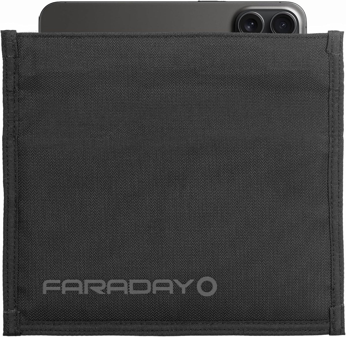 Faraday Defense Faraday Bag Jacket Pro for Phones | Magnetic Closure, Shielding - Law Enforcement & Military, Travel & Data Security, Privacy, Anti-Tracking Anti-Hacking Black (Phone Vertical)