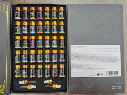 MAYJAM 35x5ML Essential Oil Gift Set, Pure Essential Oils for Diffusers Massage, Fragrance Oil Scented Oil for DIY Soap Candle Making