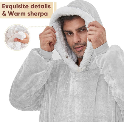 yescool Wearable Blanket Hoodie as Christmas Birthday Gifts for Women Mom - Colors B