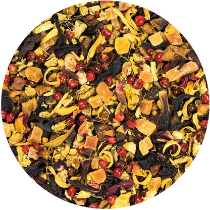 Tiesta Tea Ginger Sweet Peach Herbal Tea Loose Leaf Caffeine Free 2.2oz