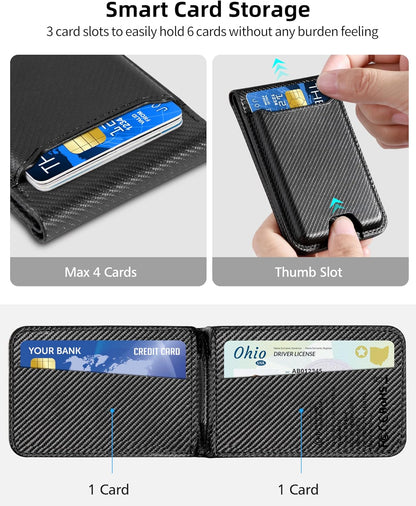 ExtreLife for Magsafe Wallet, Works with Apple Find My, 6 Cards Holder