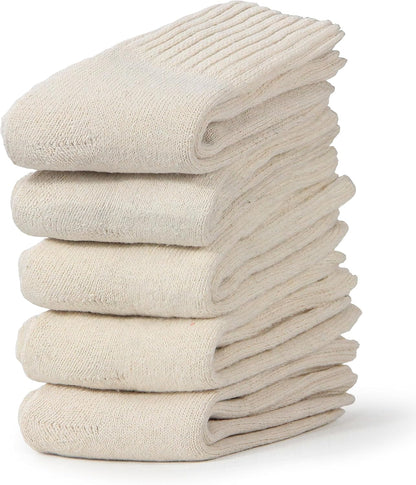 BenSorts Women's Winter Boots Socks Thick Warm Cozy Crew Socks Solid Color Gifts