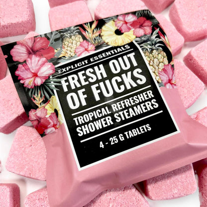 Explicit Essentials B Relax Shower Steamers | Lavender Mint Aromatherapy Shower Steamers for Relaxation & Stress Relief | Spa Shower Gift for Self-Care, Birthdays & Holidays