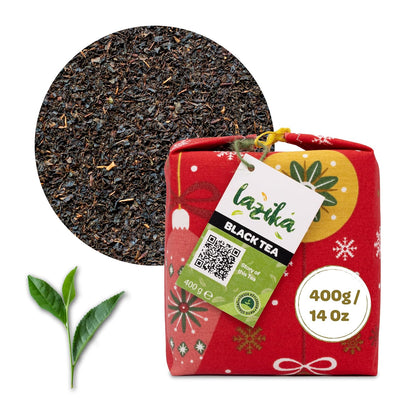 Lazika Loose Leaf Tea Set, Black Tea, Green Tea, Earl Grey, Tea Gift Set, 3.35 Oz (Pack of 3)