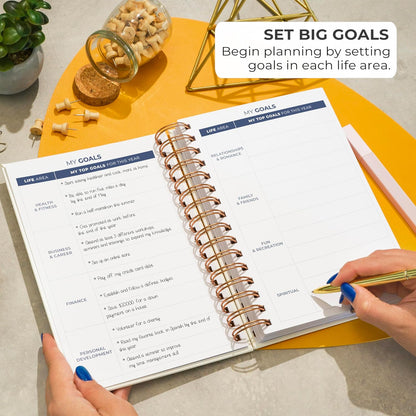 Clever Fox Planner 2nd Edition – Colorful Weekly & Monthly Goal Planner, Time Management & Productivity Organizer, Undated, A5 (Dark Teal)
