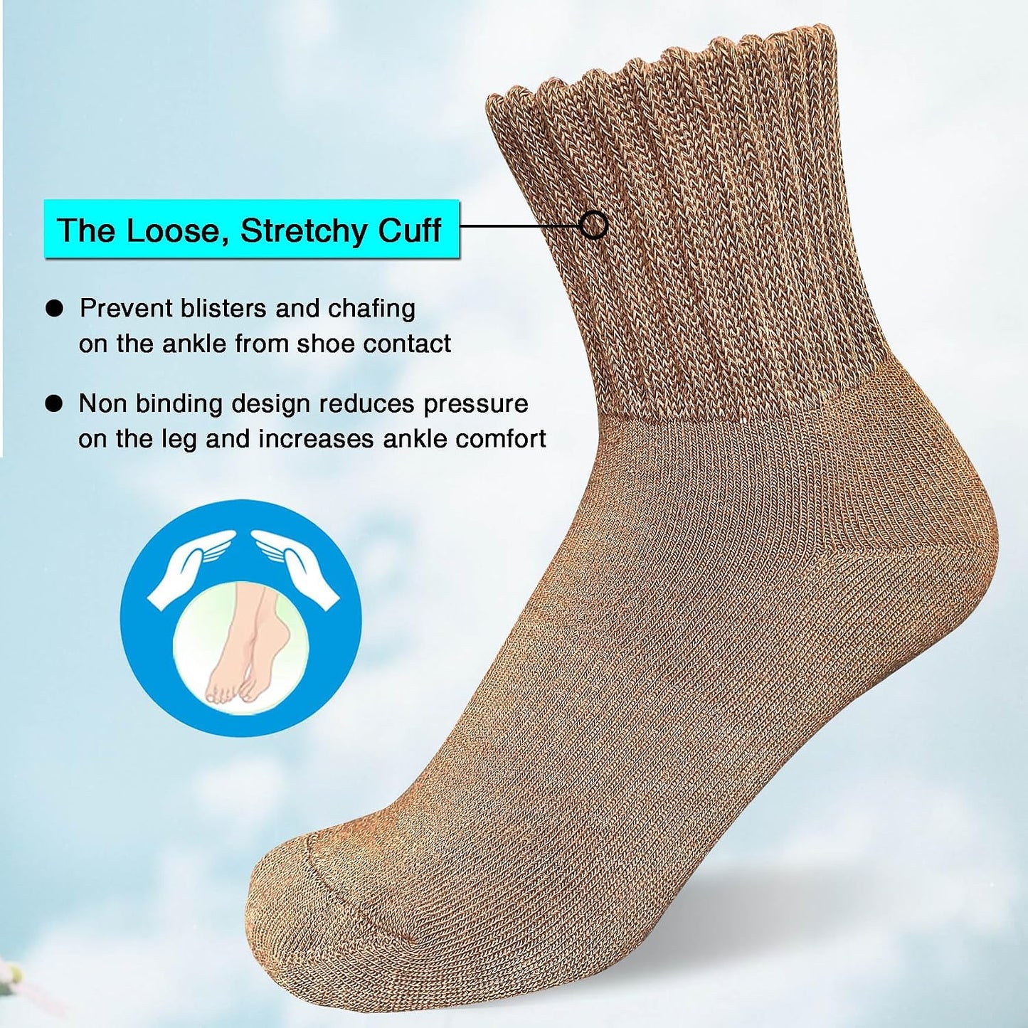 suaskk Womens Cozy Solid Thick Cushioned Thermal Crew Boot Socks 4 Pairs | Soft and comfortable, Arch Support, Non-Slip, Sturdy and durable