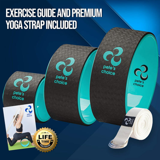 Yoga Wheel 3 Pack - Lose Weight, Get in Shape and Get Fit