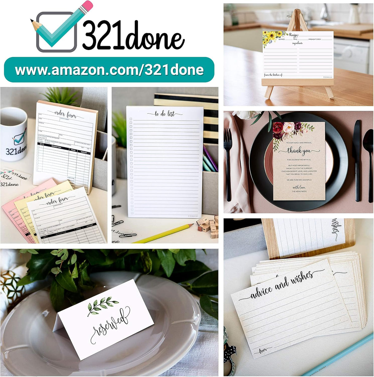 321Done Daily Schedule Notepad, 5.5x8.5 Inches, 50 Sheets, Undated