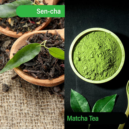MAEDA-EN Sen-cha with Matcha Green 100 Tea Bags Powder Japanese Origin Green Tea Leaves Individually Wrapped Teabags 02386 1pk