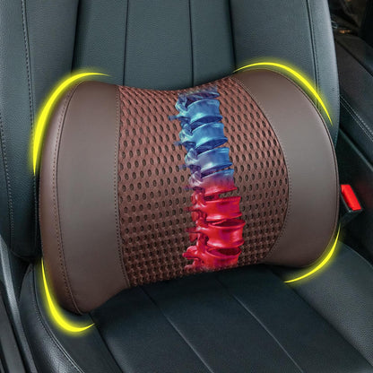 Lofty Aim Lumbar Support Pillow for Car, Car Seat Back Support for Driving | Memory Foam Car Lumbar Support for Driving Seat, Car Back Cushion, Adjustable Straps, Lower Back Pillow, Office Chairs, Black