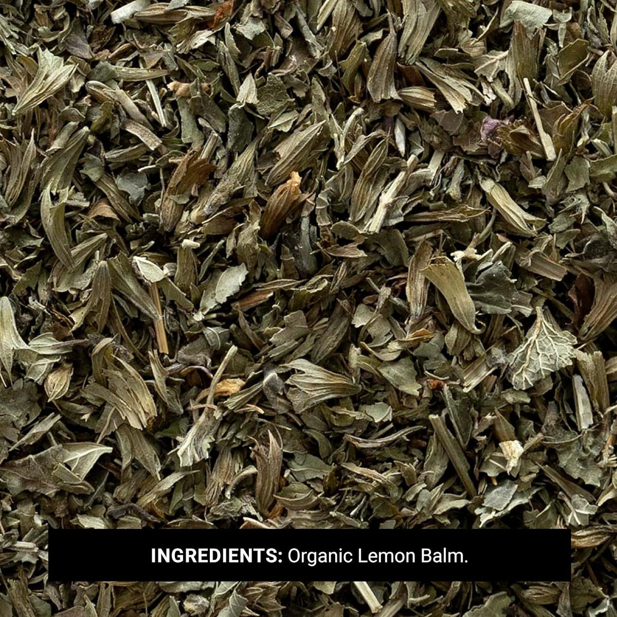 Frontier Co-op Organic Lemon Balm Leaf, Cut and Sifted, Kosher, Bulk Bag - Dried Lemon Balm Herb Loose Leaf Tea - Melissa Tea, Toronjil | 16 Ounce (Pack of 1)