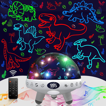 YACHANCE Kids Sound Machine with Night Light Projector,29 Soothing Sounds Baby Night Light Star Projector for Kids Room,White Noise Machine for Baby Sleeping Soother,Nursery Lamp,Bedroom Decor