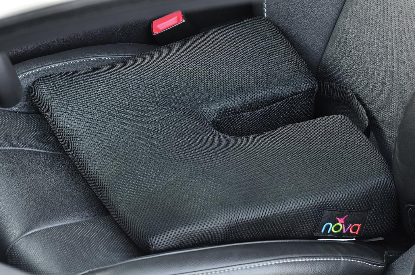 NOVA Medical Products Coccyx Gel Foam Car & Seat Cushion, Black