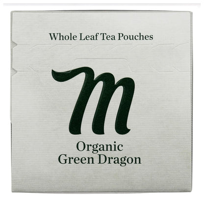 Mighty Leaf Tea Organic Green Dragon Hand-Stitched Tea Bags, 15 ct