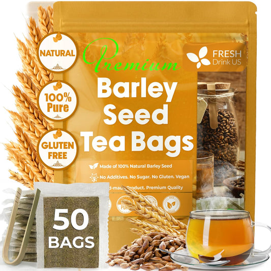 FreshDrinkUS, Premium Barley Leaf Tea, 50 Count, Pure, Caffeine Free