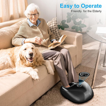 COMFIER [2026 Gift for Men,Women,Shiatsu Foot Massager with Fast Heat,Kneading Rolling Compression,Extra Vibration, FSA Eligible HSA Store, Plantar Fasciitis,Neuropathy Pain, Bigger Size 13IN