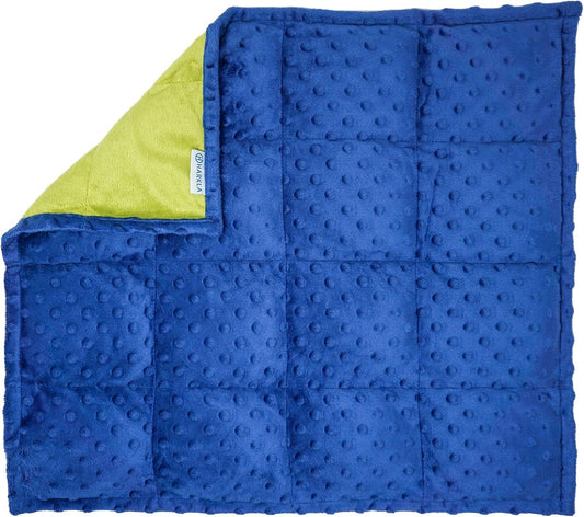 Harkla Weighted Lap Pad for Kids, Deep Blue, 5lb