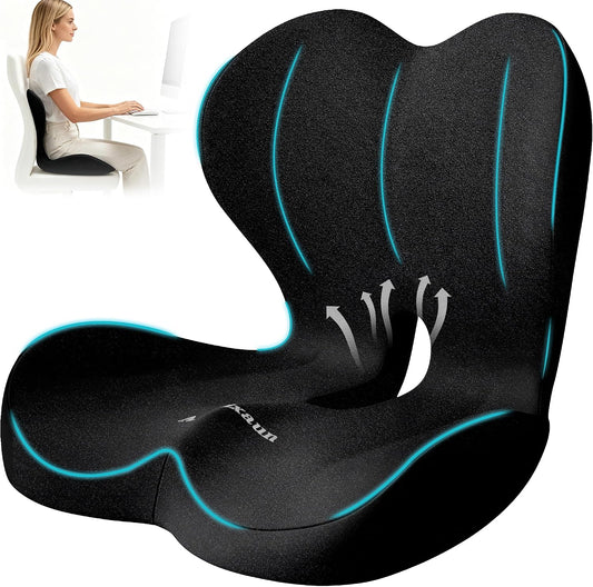 Memory Foam Seat Cushion for Office Chair and Car Seat